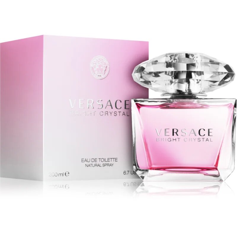 Versace Bright Crystal Eau de Toilette hölgyeknek 200 ml