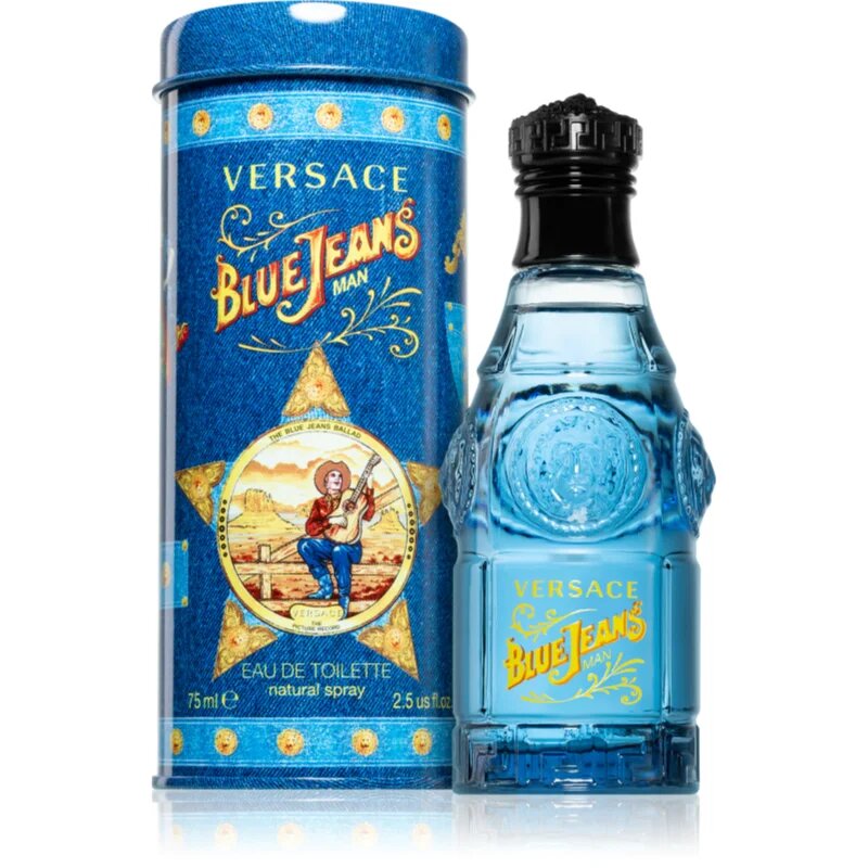 Versace Jeans Blue Eau de Toilette uraknak 75 ml