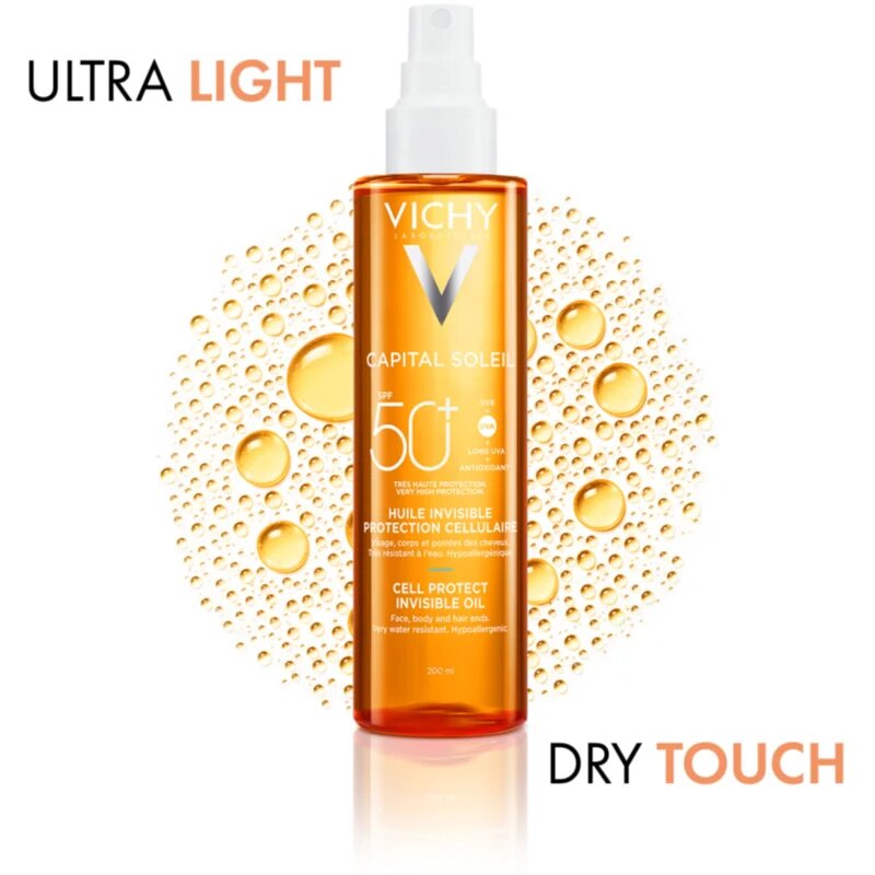 Vichy Capital Soleil Idéal Soleil napolaj SPF 50+ 200 ml