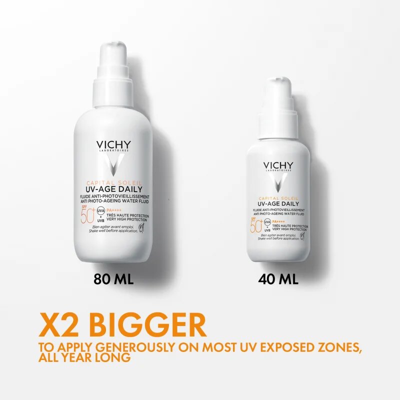 Vichy Capital Soleil UV-Age Daily bőröregedés elleni folyadék SPF 50+ 80 ml