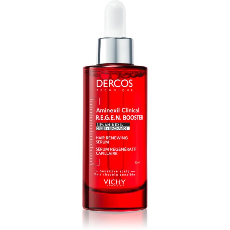 Vichy Dercos Aminexil Clinical REGEN Booster erősítő és regeneráló hajszérum hajhullás ellen 90 ml