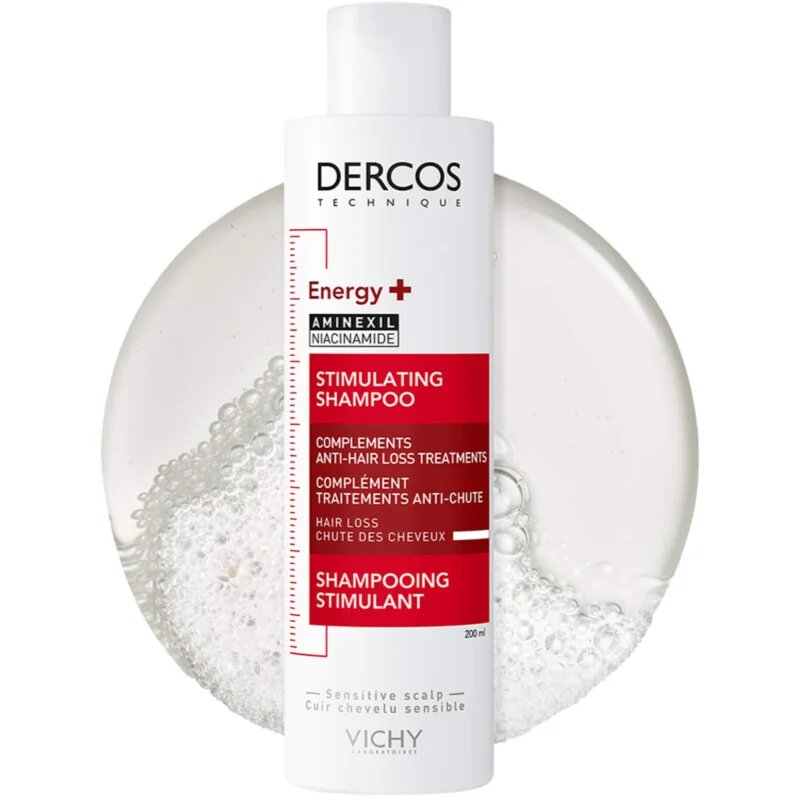 Vichy Dercos Energy + erősítő sampon hajhullás ellen 200 ml