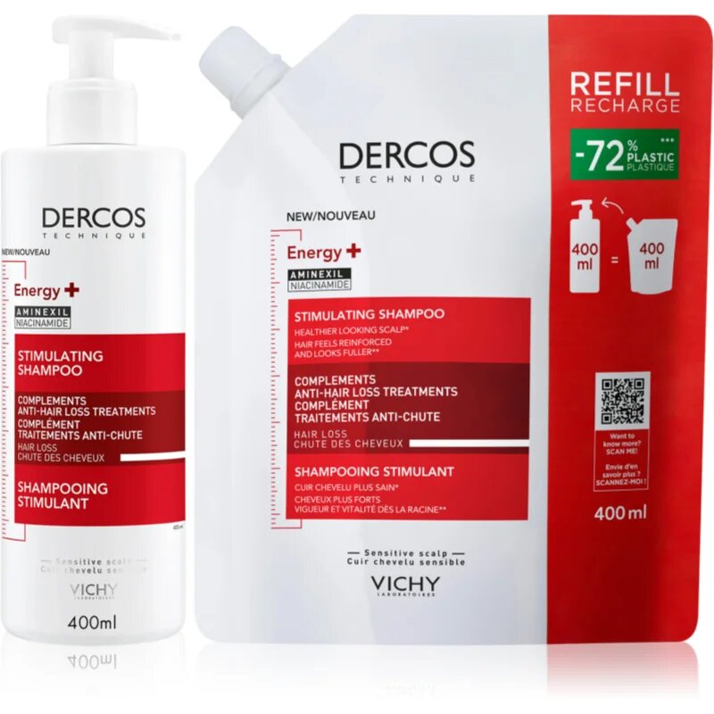 Vichy Dercos Energy + szett hajhullás ellen