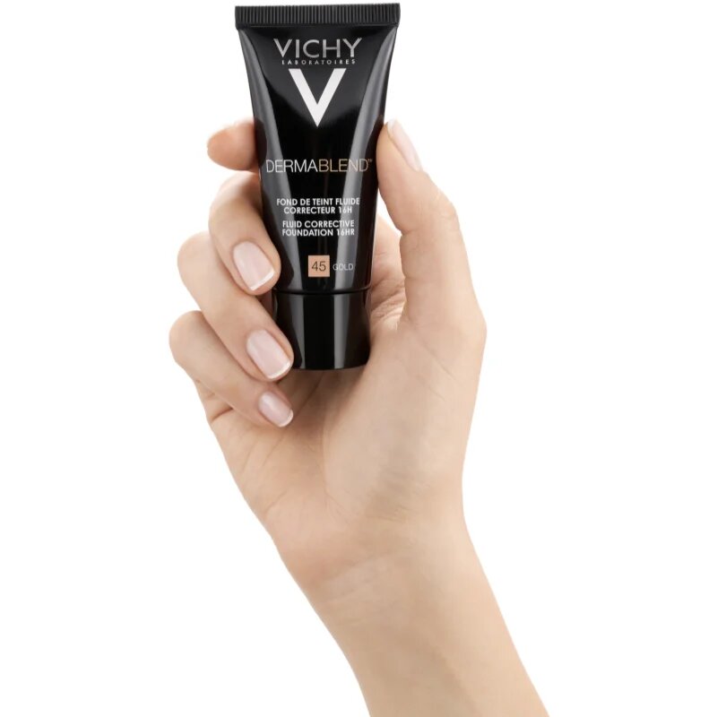 Vichy Dermablend korrekciós alapozó UV faktorral árnyalat 45 Gold 30 ml