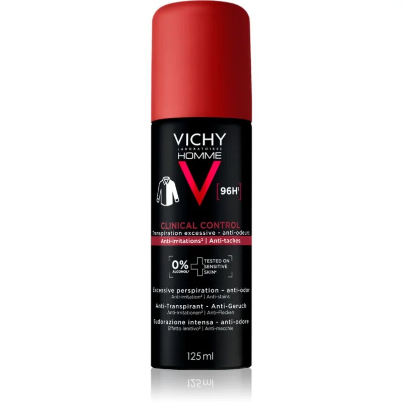 Vichy Homme Clinical Control izzadásgátló az erőteljes izzadás ellen 125 ml