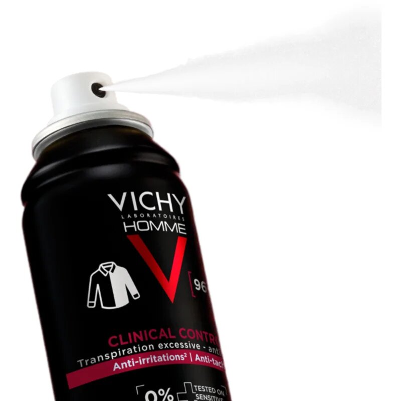 Vichy Homme Clinical Control izzadásgátló az erőteljes izzadás ellen 125 ml