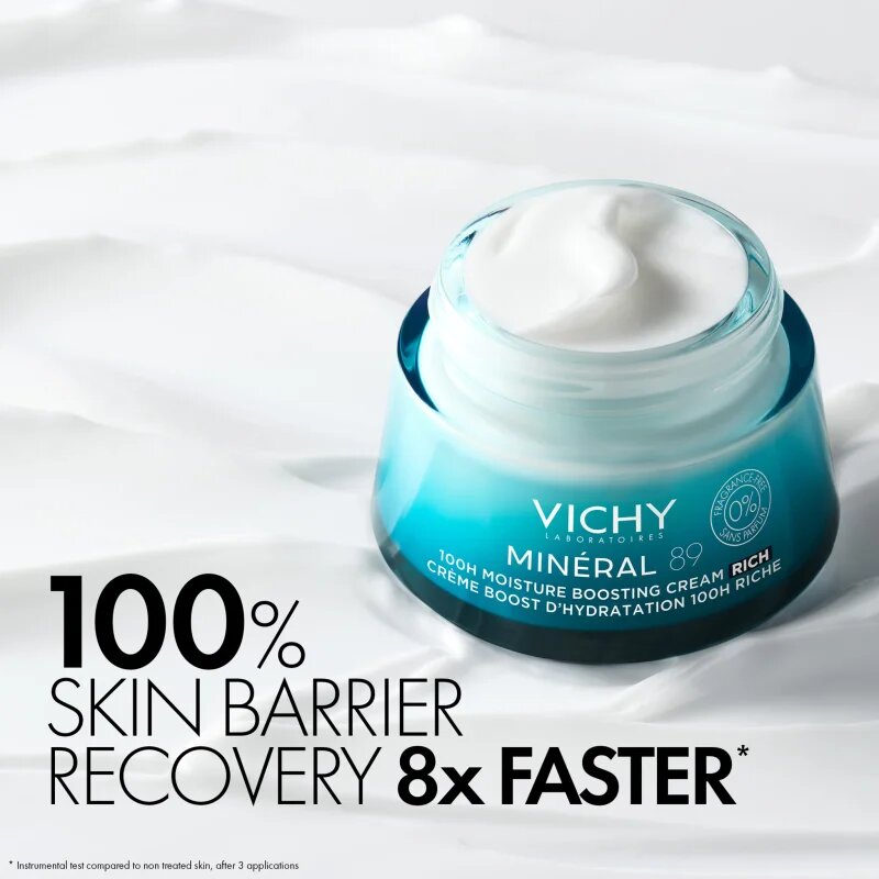 Vichy Minéral 89 gazdag hidratáló krém parfümmentes 50 ml