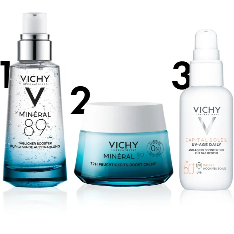 Vichy Minéral 89 hidratáló krém 72 óra parfümmentes 50 ml