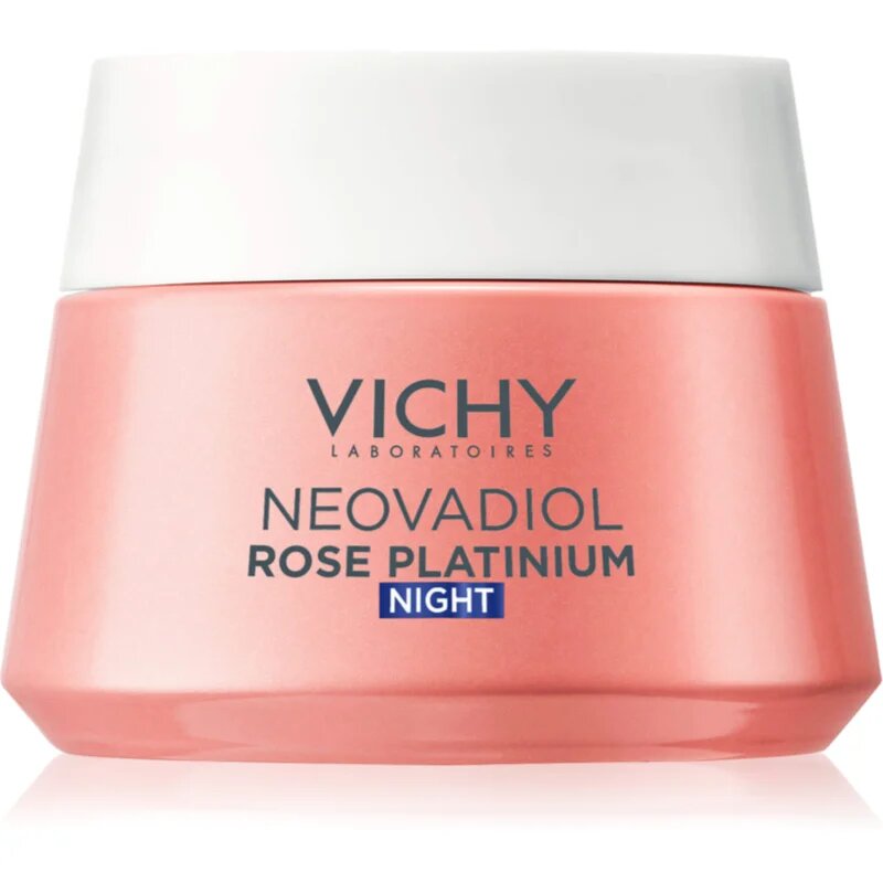 Vichy Neovadiol Rose Platinium Világosító és helyreállító éjszakai krém érett bőrre 50 ml