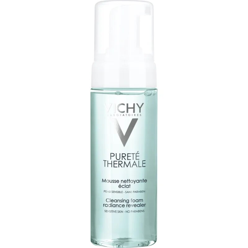 Vichy Pureté Thermale tisztító hab az élénk bőrért 150 ml