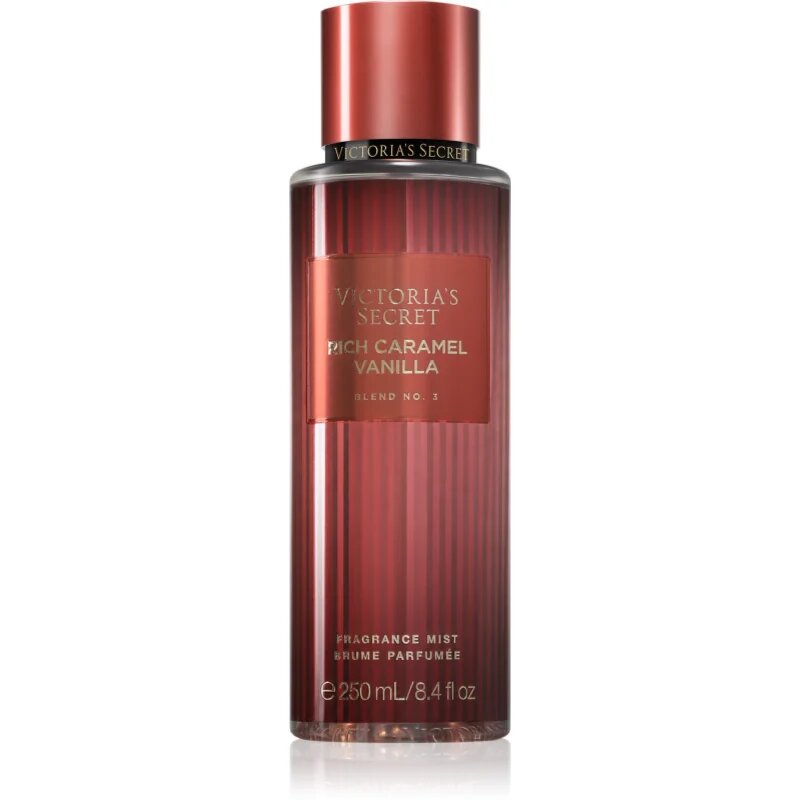 Victoria's Secret Rich Caramel Vanilla testápoló spray hölgyeknek 250 ml