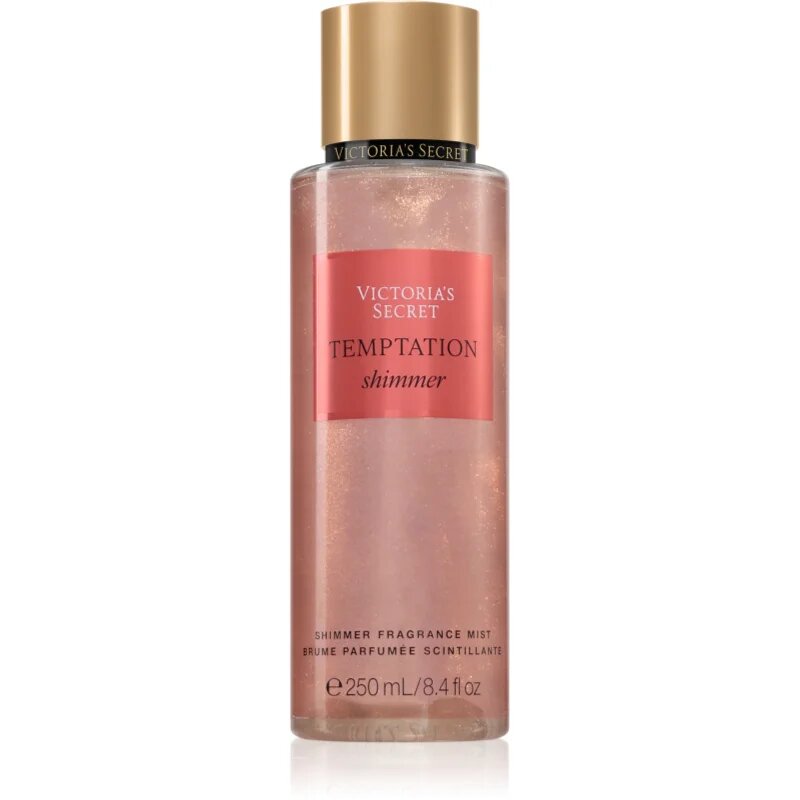 Victoria's Secret Temptation Shimmer testápoló spray csillámporral hölgyeknek 250 ml