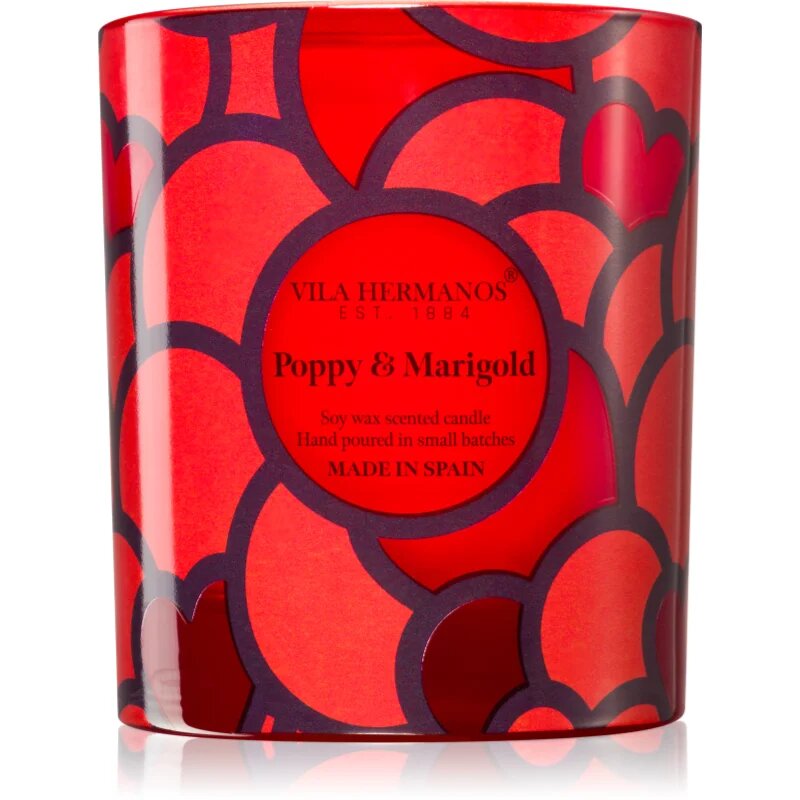 Vila Hermanos 70ths Year Poppy & Marigold illatgyertya 200 g