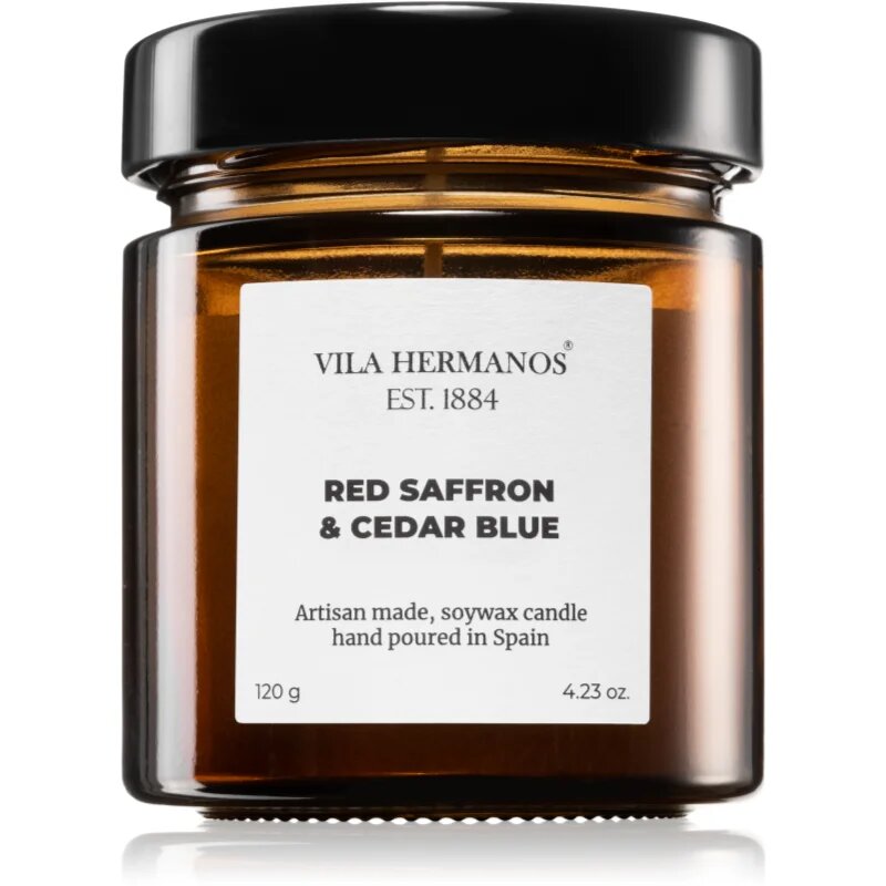 Vila Hermanos Apothecary Red Saffron & Cedar Blue illatgyertya 120 g