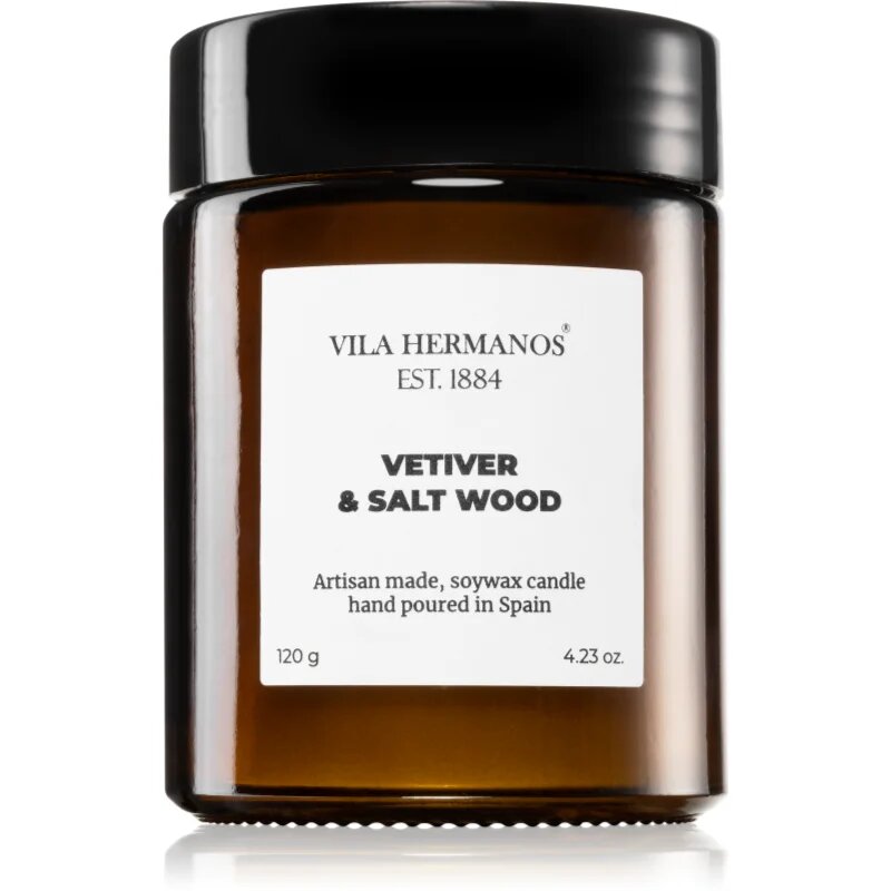 Vila Hermanos Apothecary Vetiver & Salt Wood illatgyertya 120 g