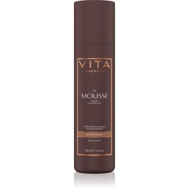 Vita Liberata Tanning Mousse Tinted önbarnító hab testre árnyalat Medium 200 ml