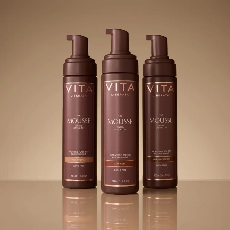 Vita Liberata Tanning Mousse Tinted önbarnító hab testre árnyalat Medium 200 ml