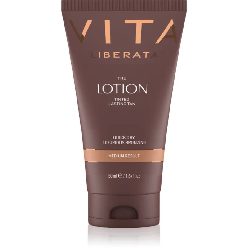 Vita Liberata Tinted Tanning Lotion önbarnító testápoló tej kis csomagolás árnyalat Medium 50 ml