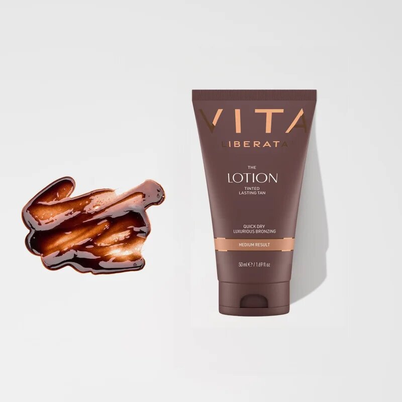 Vita Liberata Tinted Tanning Lotion önbarnító testápoló tej kis csomagolás árnyalat Medium 50 ml