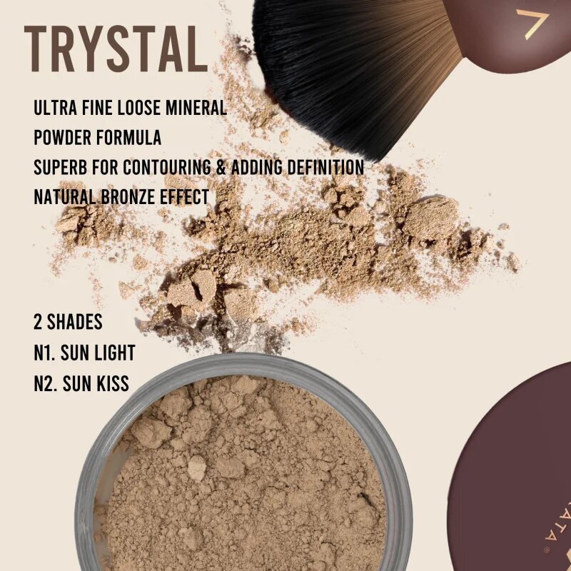 Vita Liberata Trystal™ Minerals bronzosító önbarnító hatással árnyalat Sun Light 6 g
