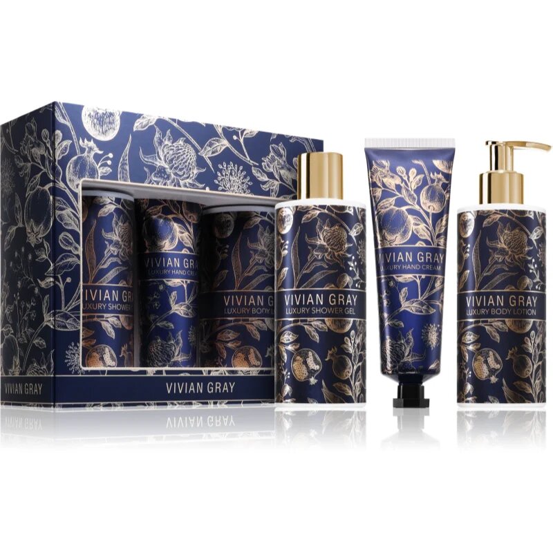 Vivian Gray Blue Botanicals ajándékszett illatok Jasmine & Patchouli