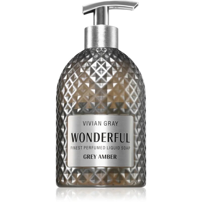 Vivian Gray Wonderful Grey Amber fényűző folyékony szappan kézre illatosított 500 ml