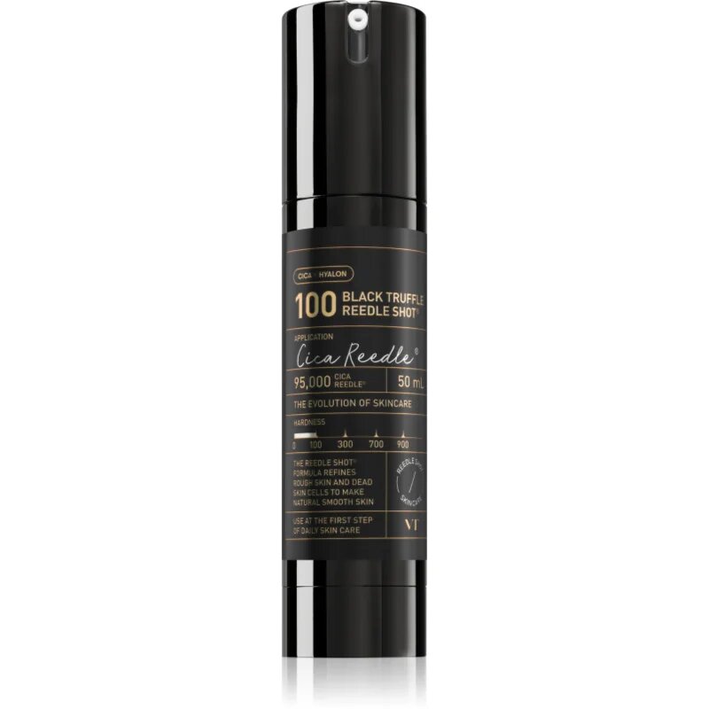 VT Cosmetics Black Truffle Reedle Shot 100 ránctalanító szérum a bőr rugalmasságának növelésére 50 ml