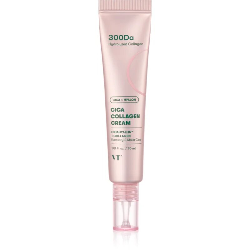 VT Cosmetics Cica Collagen Cream hidratáló és nyugtató krém a feszes bőrért 30 ml