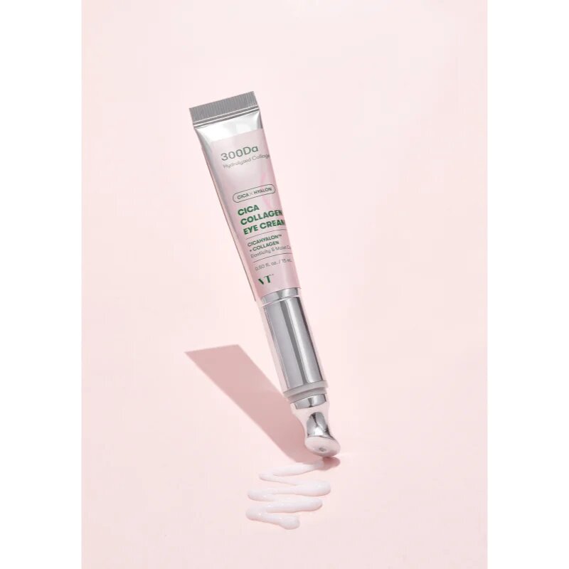 VT Cosmetics Cica Collagen Eye Cream kisimító és feszesítő éjszakai krém hidratáló hatással 15 ml