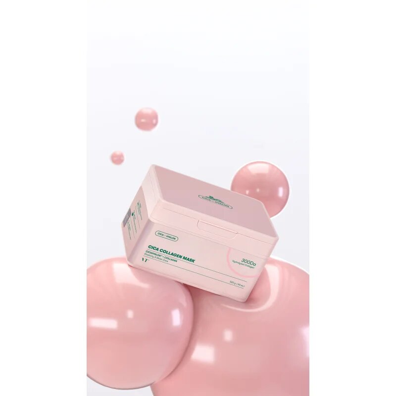 VT Cosmetics Cica Collagen Mask tápláló gézmaszk feszesítő hatással 30 db
