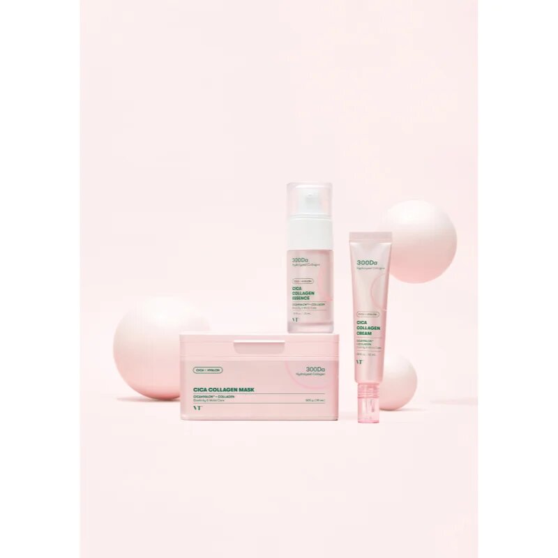 VT Cosmetics Cica Collagen Mask tápláló gézmaszk feszesítő hatással 30 db