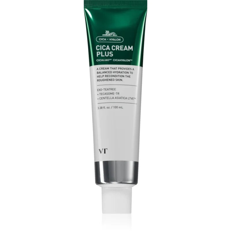 VT Cosmetics Cica Cream Plus hidratáló géles krém az arcbőr megnyugtatására 100 ml
