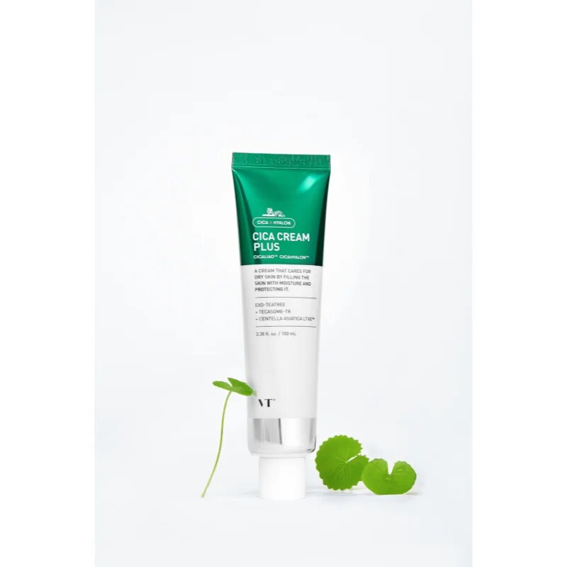 VT Cosmetics Cica Cream Plus hidratáló géles krém az arcbőr megnyugtatására 100 ml