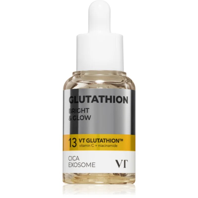 VT Cosmetics Cica Exosome G2 Brightening Ampoule fényesítő hatású arcszérum nyugtató hatással 30 ml