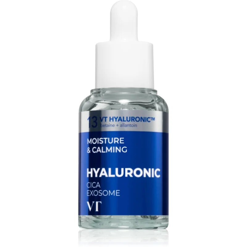 VT Cosmetics Cica Exosome H3 Hydro Ampoule nyugtató arcszérum az intenzív hidratálásért 30 ml