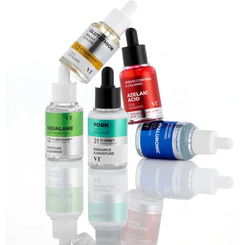 VT Cosmetics Cica Exosome S4 Moisture Ampoule hidratáló arcszérum nyugtató hatással 30 ml