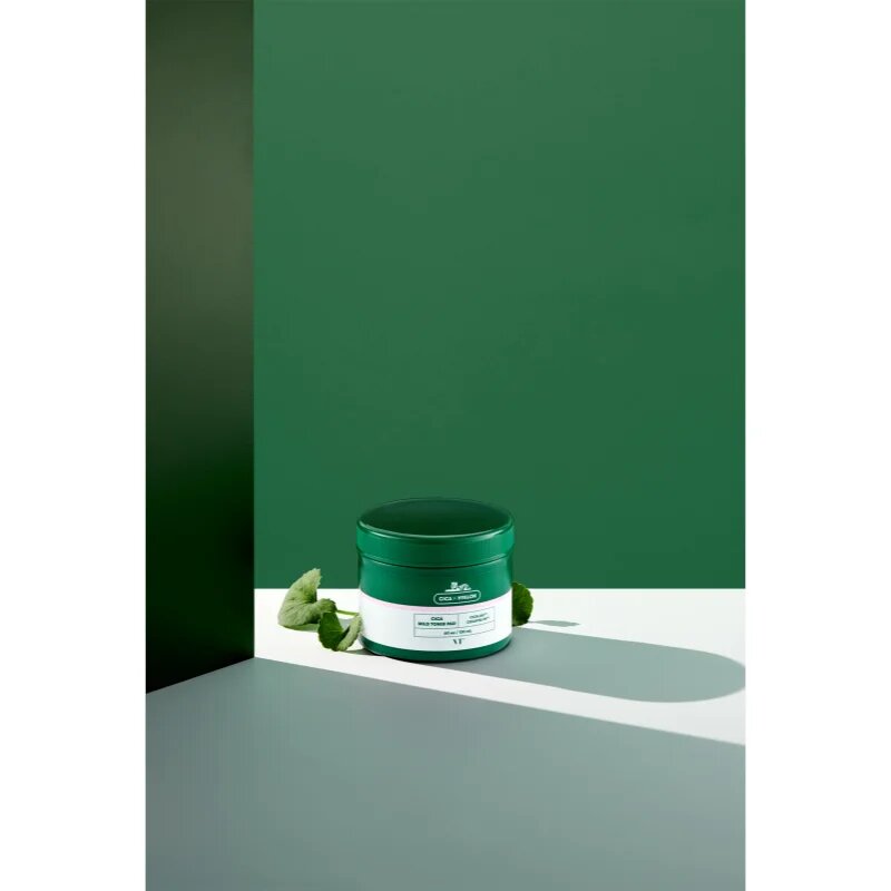 VT Cosmetics Cica Mild Toner Pad arctisztító peeling párnácskát nyugtató hatással 60 db