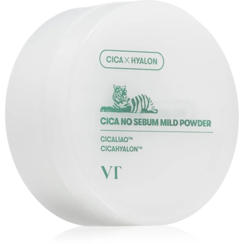 VT Cosmetics Cica No-Sebum Mild Powder mattító fixáló púder hidratáló hatással 5 g