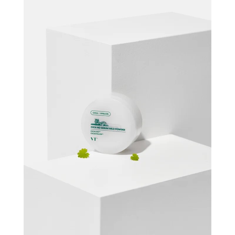 VT Cosmetics Cica No-Sebum Mild Powder mattító fixáló púder hidratáló hatással 5 g