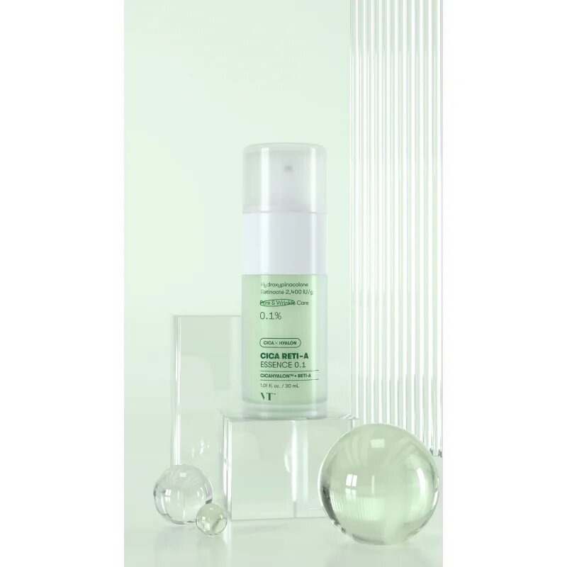 VT Cosmetics Cica Reti-A Essence 0.1 koncentrált hidratáló esszencia retinollal 30 ml