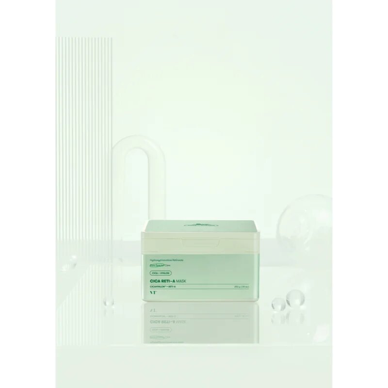 VT Cosmetics Cica Reti-A Mask nyugtató hatású gézmaszk feszesítő hatással nagy csomagolás 30 db
