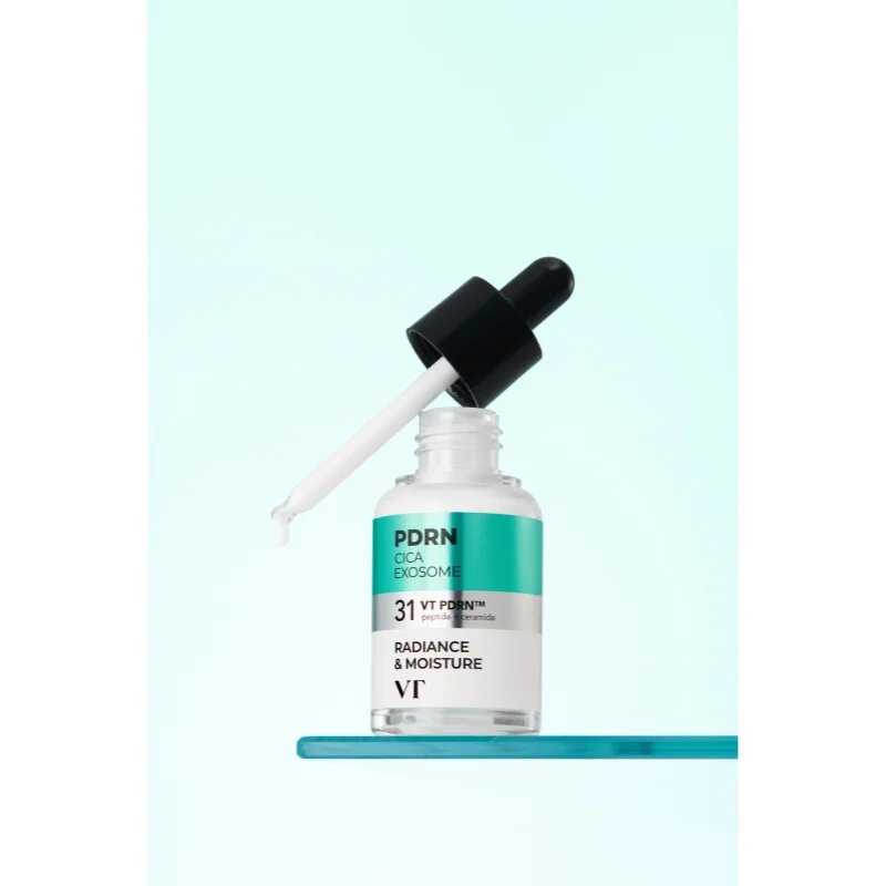VT Cosmetics PDRN Cica Exosome Firming Ampoule bőrfeszesítő szérum az arcra élénk és hidratált bőr 30 ml
