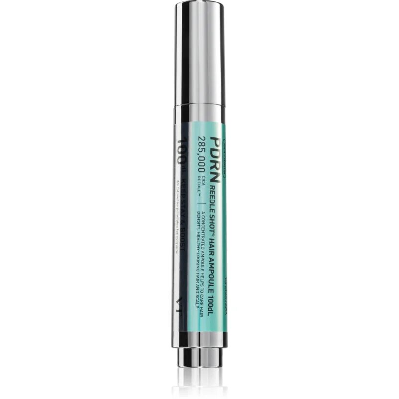 VT Cosmetics PDRN Reedle Shot Hair Ampoule 100 szérum a fejbőrre a haj növekedéséért és megerősítéséért a hajtövektől kezdve 15 ml