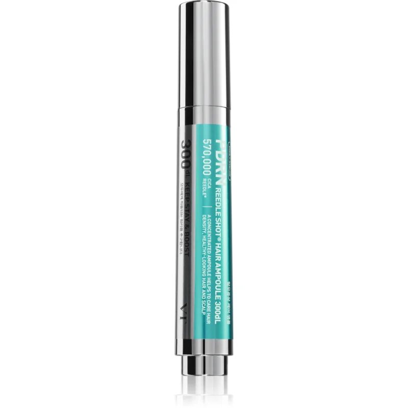 VT Cosmetics PDRN Reedle Shot Hair Ampoule 300 szérum a fejbőrre a haj növekedéséért és megerősítéséért a hajtövektől kezdve 15 ml