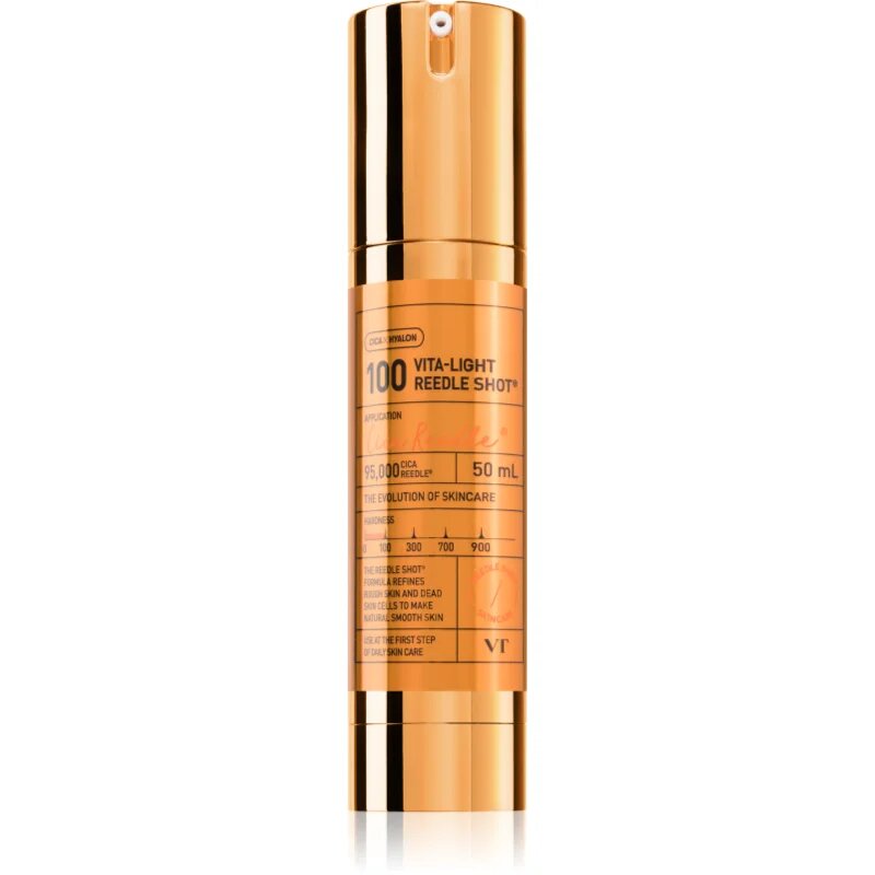 VT Cosmetics Vita-Light Reedle Shot 100 finomító szérum az élénk és kisimított arcbőrért 50 ml