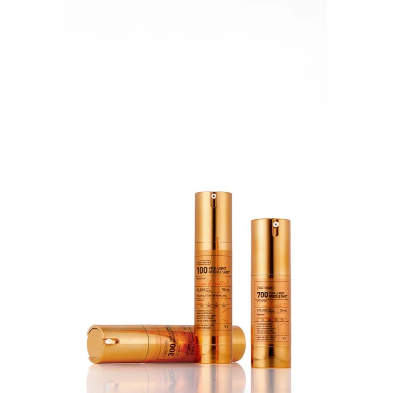 VT Cosmetics Vita-Light Reedle Shot 100 finomító szérum az élénk és kisimított arcbőrért 50 ml
