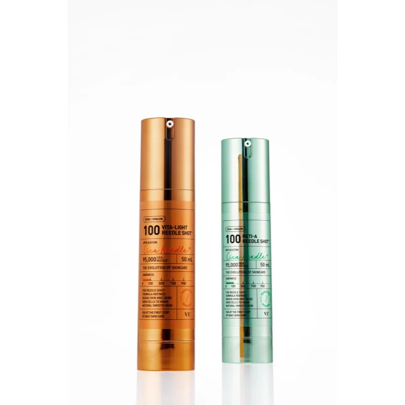 VT Cosmetics Vita-Light Reedle Shot 100 finomító szérum az élénk és kisimított arcbőrért 50 ml