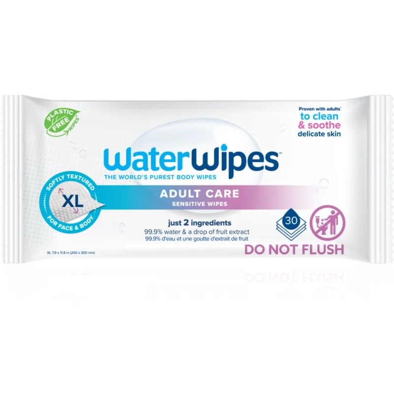 WaterWipes Adult Care nedves törlőkendők felnőtteknek 360 pcs 12x30 db