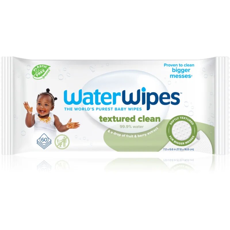 WaterWipes Baby Wipes Soapberry finom nedves törlőkendők gyermekeknek 60 db