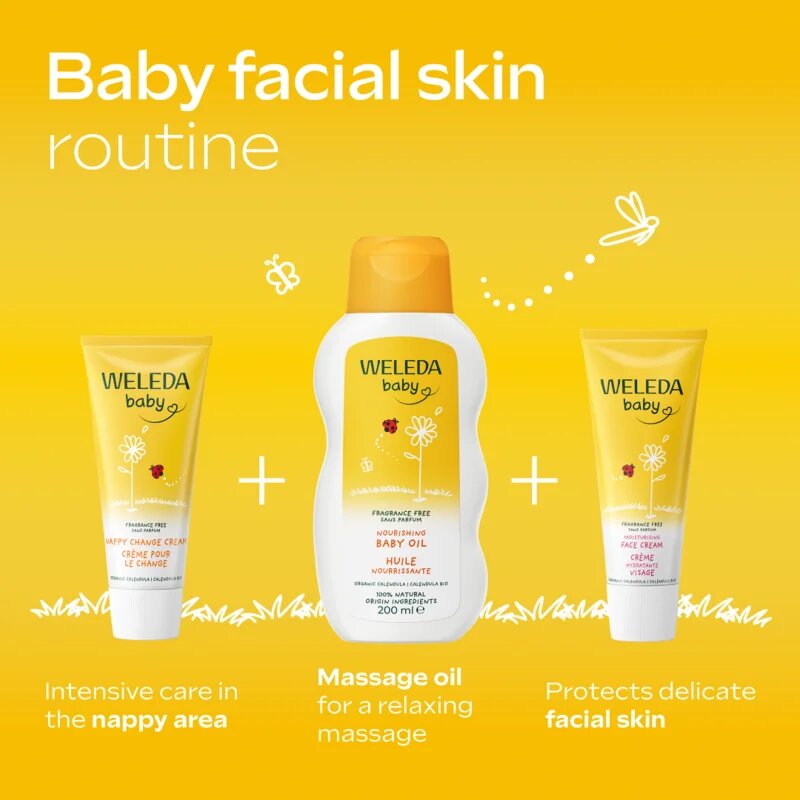 Weleda Baby and Child babaolaj körömvirág kivonattal parfümmentes 200 ml